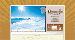 Desktop Screenshot of birkenheim.at